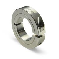 encl45-25mm-ss Ruland Shaft Collar, One Piece, Clamp Screw, Bore 25mm, OD 45mm, W 10mm, Stainless Steel