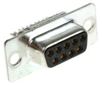 fce17-e09sm-290 Amphenol Communications Solutions FCE17 9 Way Panel Mount D-sub Connector Socket