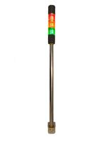 222-2446 RS PRO Red/Green/Amber Buzzer Signal Tower, 3 Lights, 24 V ac/dc, Screw Mount