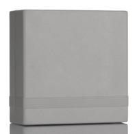 1598bsgypbk Hammond 1598 Grey ABS Instrument Case, 134 x 135 x 50mm