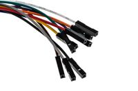 mikroe-512 MIKROE-512, 150mm Insulated Breadboard Jumper Wire in Black, Blue, Brown, Green, Grey, Orange, Purple, Red, White,