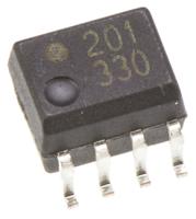 hcpl-0201-000e Broadcom, HCPL-0201-000E DC Input Logic Gate Output Optocoupler, Surface Mount, 8-Pin SOIC