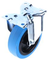 3478ufr125p62blue Tente Fixed Castor Wheel, 250kg Capacity, 125mm Wheel
