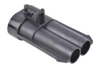 15363993 Delphi, Metri-Pack 630 Automotive Connector Plug Black Cable Mount 2 Way, Crimp Termination