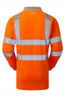 pr470-r-xl PULSAR PR470 Orange 100% Polyester Polo Shirt