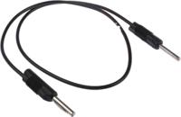 668-4572 RS PRO 4 mm Test Probe Lead, 2.5A, 50V ac, Black, 500mm Lead Length