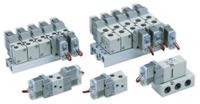 vf3230-5dz1-02 SMC 5/2 Pneumatic Solenoid Valve - Solenoid/Pilot Rc 1/4 VF3000 Series 24V dc