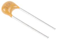 c315c100j2g5ta KEMET 10pF Multilayer Ceramic Capacitor MLCC, 200V dc V, ±5% , Through Hole