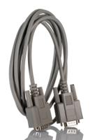 266-8488 RS PRO Male 9 Pin D-sub to Male 9 Pin D-sub Serial Cable, 2m PVC