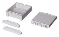96013225-b-141306-pc-v0-7035 Bopla Bocube Series Light Grey Polycarbonate Enclosure, IP66, IP68, IK07, Light Grey Lid, 151 x 125 x 60mm