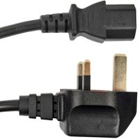 279-6304 RS PRO Right Angle Type G UK Plug to Straight IEC C13 Socket Power Cord, 2m