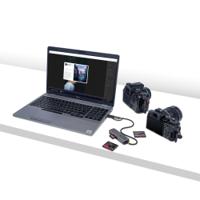 fcreadmicro3v2 StarTech.com 3 port USB 3.0 Memory Card Reader for CF, MicroSD, SD Memory Cards