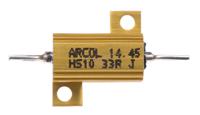 hs10-33r-j Arcol, 33Ω 10W Wire Wound Chassis Mount Resistor HS10 33R J ±5%