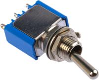5636a APEM Toggle Switch, Panel Mount, On-On, SPST, Solder Terminal
