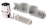 776-381 RS PRO 8 Pole Right Angle Din Plug, DIN 45326, 4A, 34 V ac/dc IP30, Male, Cable Mount