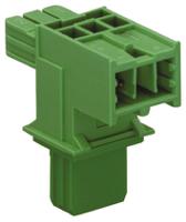 893-1606 WAGO Distribution Block, 2-Pole, Female, Male, 2-Way, 3A