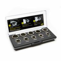 t4360 CK Metal 10 Piece Spanner Recess Drive Screw/Bolt & Nut Kit