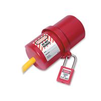 488 Master Lock Red Zenex Thermoplastic Plug Lockout