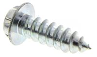 szs08d-z System Zero Zinc Plated Flange Button Steel Tamper Proof Security Screw, No. 8 x 12mm