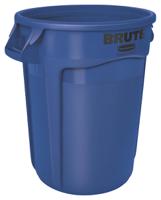 fg263200blue Rubbermaid Commercial Products BRUTE 121L Blue Snap-On Polyethylene Waste Bin