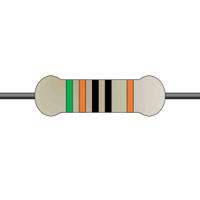 mfr50sfte52-510r Yageo 510Ω Metal Film Fixed Resistor 0.5W ±1% MFR50SFTE52-510R
