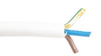 775-6139 RS PRO 3183Y 2.5 mm² 3 Core Power Cable, H05VV-F, White PVC, 100m