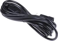 137-3361 RS PRO Straight IEC C19 Socket to Straight IEC C20 Plug Power Cord, 5m