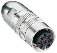 0322-06 Lumberg 6 Pole Din Socket, DIN EN 60529, 5A, 250 V ac IP68, Screw On, Female, Cable Mount