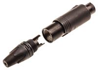 nc3fm-c-b Neutrik Cable Mount XLR Connector, Female, 3 Way
