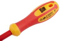 125-3082 RS PRO Slotted Insulated Screwdriver, 5.5 x 1 mm Tip, 125 mm Blade, VDE/1000V, 225 mm Overall