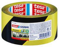 58133-00000-02 Tesa 58133 Black/Yellow PP 66m Hazard Tape, 0.052mm Thickness