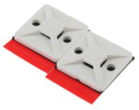 151-02978-mbt3apt-a-n66-wh HellermannTyton Self Adhesive White Cable Tie Mount 19 mm x 19mm, 4.4mm Max. Cable Tie Width