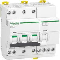 a9dc3716 Schneider Electric RCBO, 16A Current Rating, 3P+N Poles, 30mA Trip Sensitivity, Type C, Acti9 Range