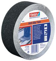 60950-00001-02 Tesa 60950 Black PVC Film 15m Adhesive Anti-slip Tape, 0.81mm Thickness