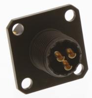 62gb-50t08-98sn Amphenol Limited, 62GB 3 Way Flange Mount MIL Spec Circular Connector Receptacle, Socket Contacts,Shell Size 8, Bayonet