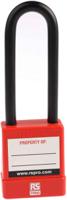 175-1183 RS PRO Red 1-Lock ABS, Steel, PVC Safety Lockout Padlocks, 6mm Shackle, 46mm Attachment