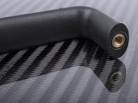 456-551 RS PRO Matt Black Plastic Handle 40.5 mm Height, 20mm Width, 107mm Length
