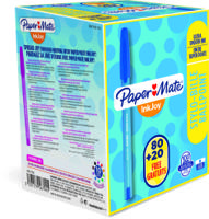 s0977420 Paper Mate Blue Ball Point Pen, 1 mm Tip Size