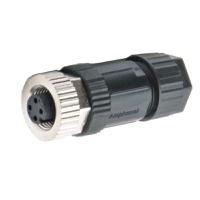 m12a-08bffb-sl7001 Amphenol Industrial Circular Connector, 8 Contacts, Cable, M12 Connector, Socket, Female, IP67, M Series
