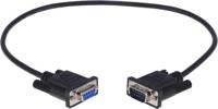 mxt10050cmbk StarTech.com Male 9 Pin D-sub to Female 9 Pin D-sub Serial Cable, 0.5m PVC