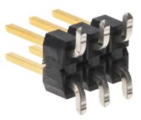 tsm-103-01-l-dv Samtec TSM Series Straight Surface Pin Header, 6 Contact(s), 2.54 mm Pitch, 2 Row, Unshrouded