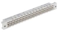 284170-284170-e ERNI 64 Way 2.54mm Pitch, Type C Class C2, 2 Row, Straight DIN 41612 Connector, Socket