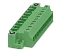 1833108 Phoenix Contact, 3.81mm Pitch, MCVU 1.5/10-GFD-3.81, 10 Way, , Pluggable Terminal Block, Header, Cable Mount, Screw