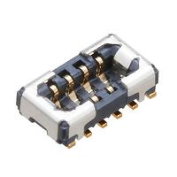 axf5k0412a Panasonic AXF Series Horizontal Surface Mount PCB Socket, 4-Contact, 1-Row, 0.35mm Pitch, Surface Mount Termination
