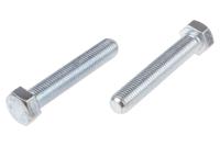 917-3037 RS PRO Bright Zinc Plated Steel, Hex Bolt, M16 x 90mm