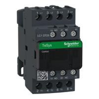 lc1dt25m7 Schneider Electric TeSys D LC1D Contactor, 220 V ac Coil, 4-Pole, 25 A, 4NO, 690 V ac/dc