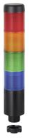 69815075 Werma Kompakt 37 Series Multicolour Signal Tower, 4 Lights, 24 V, Built-in Mounting
