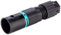 136-9896 RS PRO Tee Plug, 2-Pole, Male, 1-Way, Cable Mount, 10A, IP68