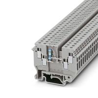 2775249 Phoenix Contact  UDK 4-DUR 249 Series Grey, 4mm², 1-Level, Screw Termination