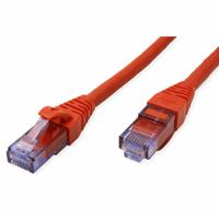 21152710-100 Roline, 0.5m Cat6a, Red RJ45 to Male RJ45 Male, U/UTP Unshielded, Terminated LSZH Sheath